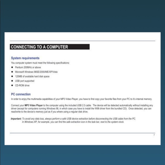 SHARPER IMAGE Touch MP3 Video Player 8 GB -Brand new - Picture 7 of 9